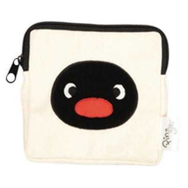 Pingu 企鵝家族 日本QUALIA 扭蛋零錢包 海豹魚 毛絨化妝包 收納小物袋 公仔周邊｜嗨寶好選物