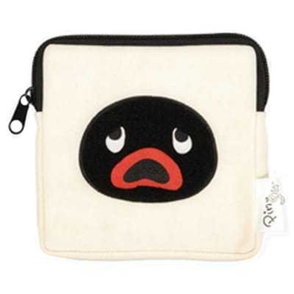 Pingu 企鵝家族 日本QUALIA 扭蛋零錢包 海豹魚 毛絨化妝包 收納小物袋 公仔周邊｜嗨寶好選物