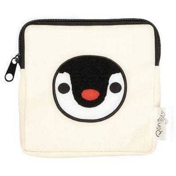 Pingu 企鵝家族 日本QUALIA 扭蛋零錢包 海豹魚 毛絨化妝包 收納小物袋 公仔周邊｜嗨寶好選物