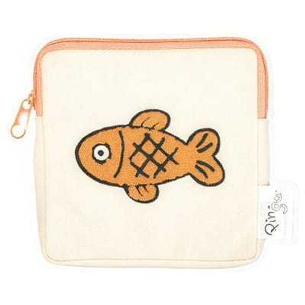 Pingu 企鵝家族 日本QUALIA 扭蛋零錢包 海豹魚 毛絨化妝包 收納小物袋 公仔周邊｜嗨寶好選物