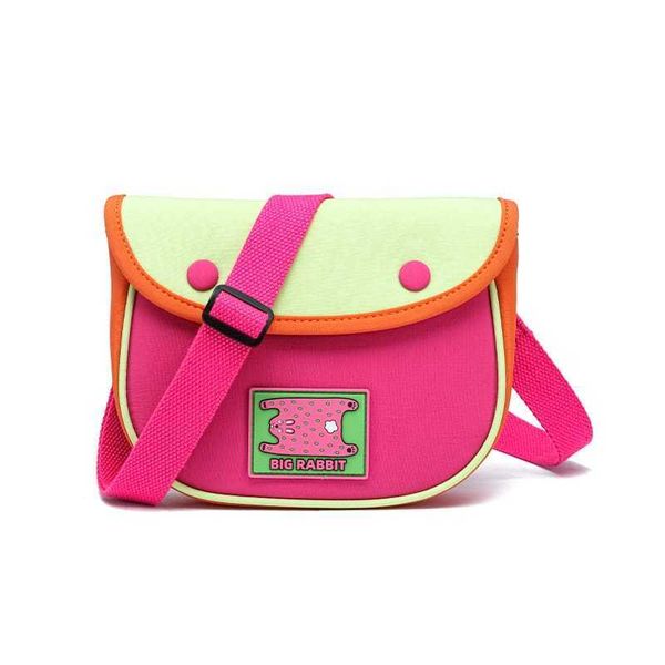 若愚工坊 RUOYU STUDIO 原創設計 撞色松餅包 帆布斜挎包 休閒小包 側背包 腰包 多功能｜嗨寶好選物