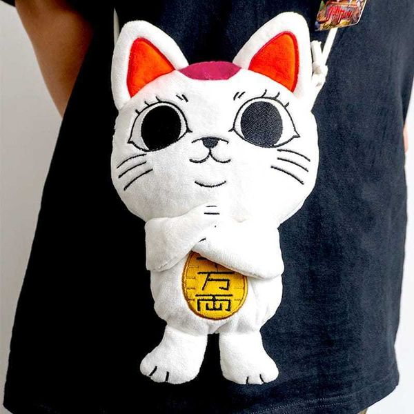 DanDaDan 膽大黨 系列 高速婆婆 招財貓 毛絨斜挎包｜SUNRISEPOP｜ 包包 擺件 禮物｜嗨寶好