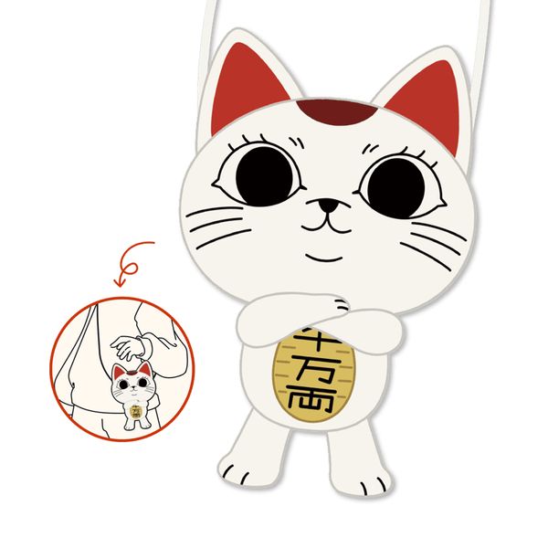 DanDaDan 膽大黨 系列 高速婆婆 招財貓 毛絨斜挎包｜SUNRISEPOP｜ 包包 擺件 禮物｜嗨寶好