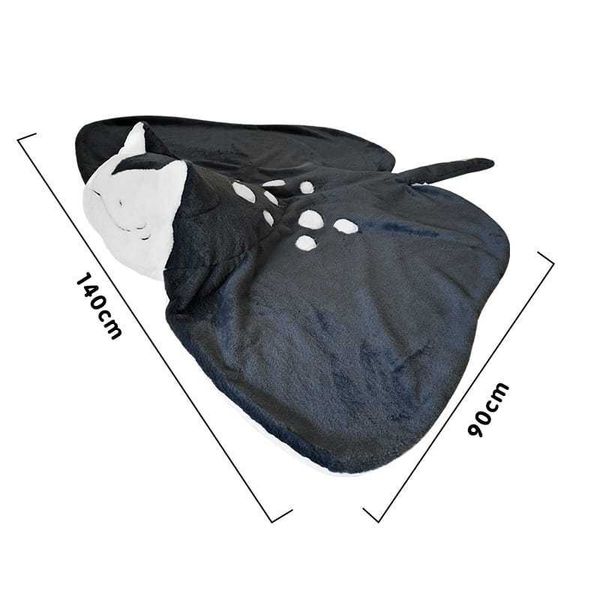 Sharkitty 我就是鯊貓 鰩魚貓貓 公仔 毛絨抱毯｜可愛 玩偶 蓋毯 抱枕 毯子 擺件 禮物 收藏｜嗨寶好選物