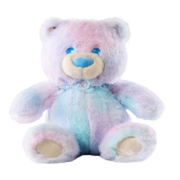 小熊 幻彩藍 吉福特熊 Gift毛絨公仔｜坐姿娃娃 可愛玩偶 情侶生日禮物｜MINISO｜嗨寶好選物