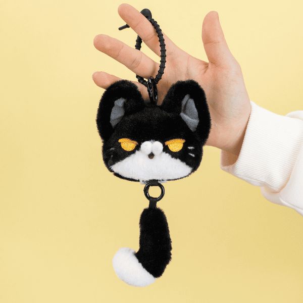 SOFDOLL設繪人|貓頭掛偶 貓頭掛件 貓貓 手機包掛件 可愛萌寵貓咪 毛絨玩偶 公仔 情侶生日禮物|嗨寶好選物