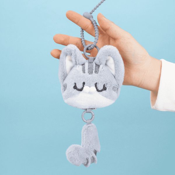 SOFDOLL設繪人|貓頭掛偶 貓頭掛件 貓貓 手機包掛件 可愛萌寵貓咪 毛絨玩偶 公仔 情侶生日禮物|嗨寶好選物