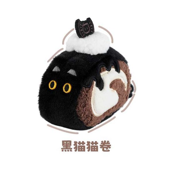 SOFDOLL 設繪人|小貓卷系列 貓貓捲 奶牛貓 毛絨玩偶 瑞士卷 公仔 可愛背包掛件 女生日禮物|嗨寶好選物