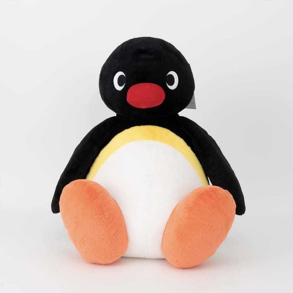Pingu 企鵝家族｜優邁 Pingu 企鵝毛絨玩偶 坐姿系列 圓眼公仔 可愛眯眼 微笑公仔 擺件｜嗨寶好選物