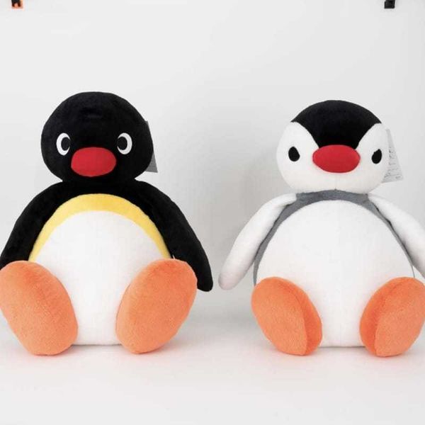 Pingu 企鵝家族｜優邁 Pingu 企鵝毛絨玩偶 坐姿系列 圓眼公仔 可愛眯眼 微笑公仔 擺件｜嗨寶好選物