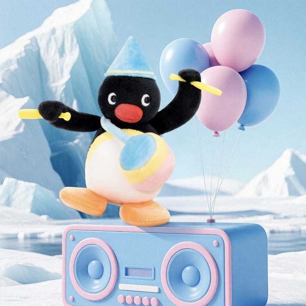 Pingu 企鵝家族 雪地樂團系列｜優邁正版｜毛絨公仔 掛件 可愛玩偶 包掛 收藏禮物｜嗨寶好選物