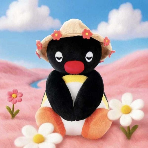 Pingu 企鵝家族 送你一束花系列｜正版周邊｜毛絨公仔 可愛坐姿 玩偶 情侶禮盒 收藏禮物｜嗨寶好選物