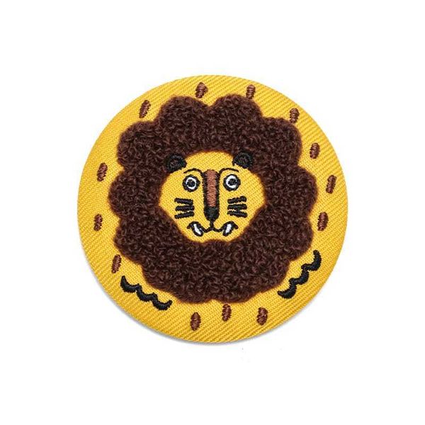 RUOYU STUDIO 原創設計｜可愛動物布面徽章 胸針 包包掛飾 禮物收藏｜嗨寶好選物