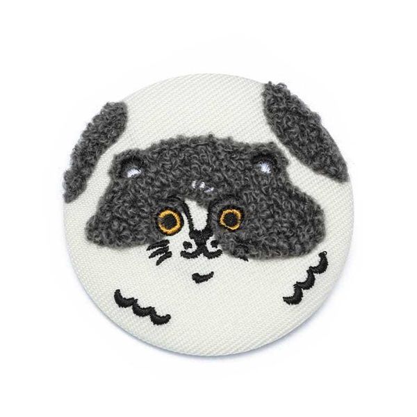 RUOYU STUDIO 原創設計｜可愛動物布面徽章 胸針 包包掛飾 禮物收藏｜嗨寶好選物