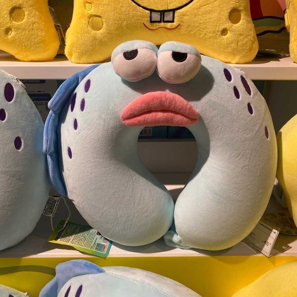 海綿寶寶 派大星系列｜KKV｜抱枕 靠墊 U型枕 頸枕 腰靠 辦公室午休枕｜嗨寶好選物