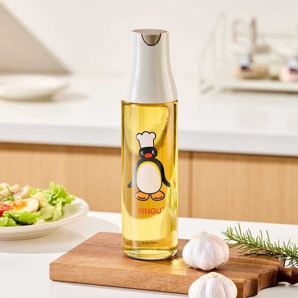 有點淘氣 × Pingu企鵝家族｜可愛廚房油壺 調味罐 簡約INS風 家用送禮｜嗨寶好選物