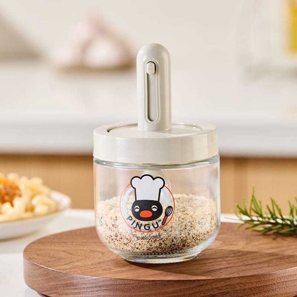 有點淘氣 × Pingu企鵝家族｜可愛廚房油壺 調味罐 簡約INS風 家用送禮｜嗨寶好選物