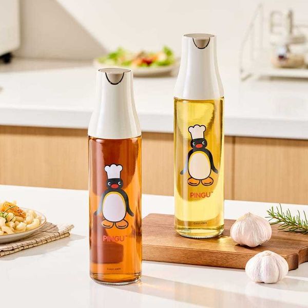 有點淘氣 × Pingu企鵝家族｜可愛廚房油壺 調味罐 簡約INS風 家用送禮｜嗨寶好選物