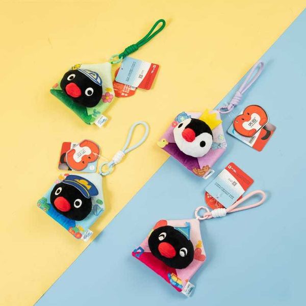 Pingu 企鵝家族 南方來信 系列｜毛絨 公仔 背包掛件 吊飾 鑰匙扣 可愛 禮物 周邊 收藏｜嗨寶好選物