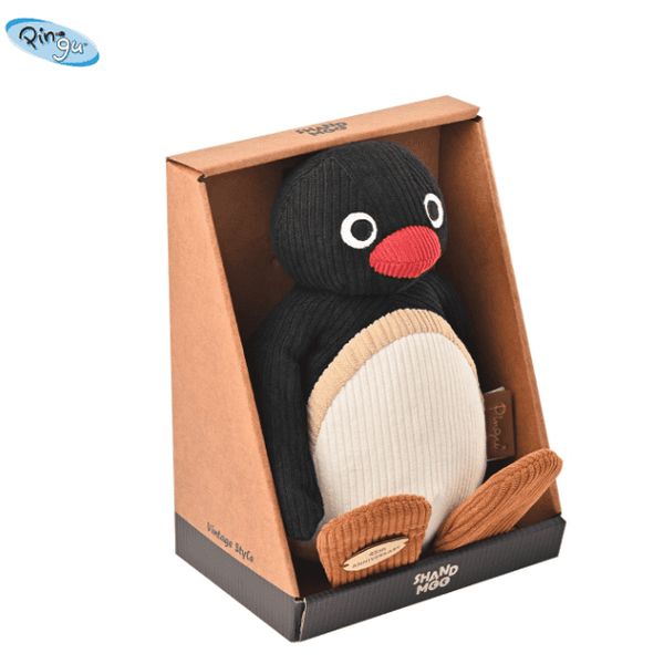 Pingu 企鵝家族 燈芯絨系列 掛件｜ 山莫｜毛絨 公仔 吊飾 可愛 玩偶 收藏 送閨蜜 生日禮物 周邊｜嗨寶好選物