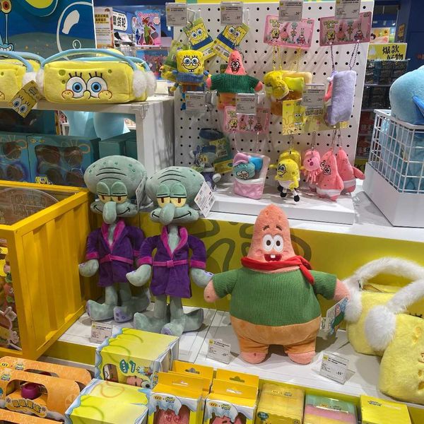海綿寶寶 ｜KKV｜章魚哥 派大星 卡通 毛絨 公仔 玩偶 包包 掛件 可愛 收藏 禮物 周邊｜嗨寶好選