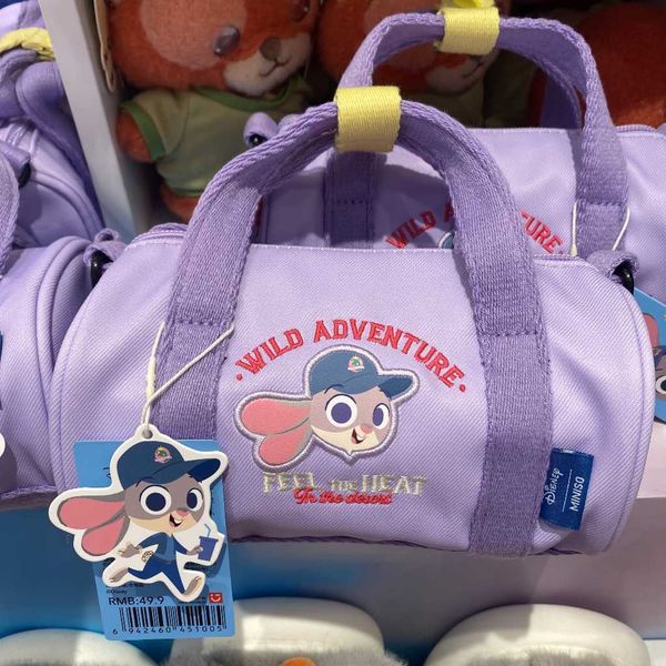 動物方程式 2 旅行手提袋 ｜MINISO ｜圓筒 子母包 朱迪 尼克 旅行 收納 便攜 手提包 周邊｜嗨寶好選物