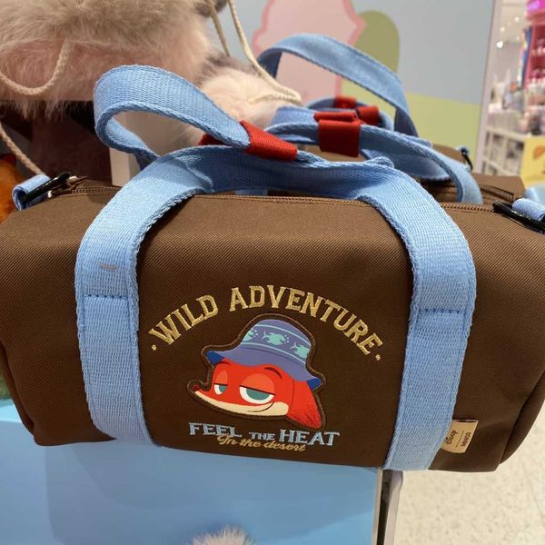 動物方程式 2 旅行手提袋 ｜MINISO ｜圓筒 子母包 朱迪 尼克 旅行 收納 便攜 手提包 周邊｜嗨寶好選物