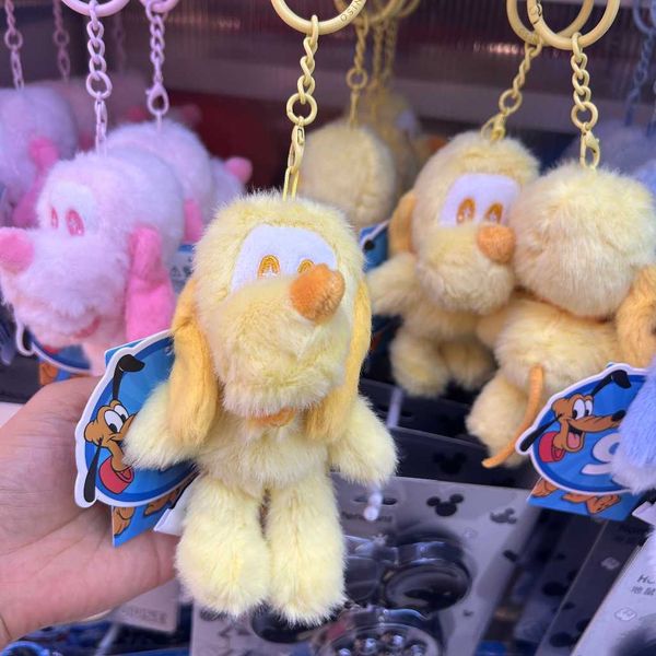 迪士尼 米奇 布魯托 95週年 變色震動毛絨掛件｜Miniso｜毛絨 公仔 玩偶 高飛 可愛 收藏 禮物｜嗨寶好選物