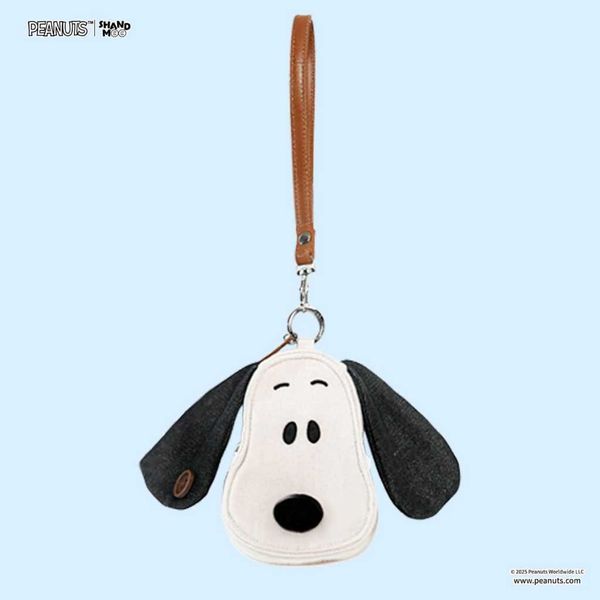 Peanuts 史努比 自在丹寧 系列｜山莫｜毛絨 收納包 斜挎包 卡通 可愛 包包 禮物 周邊｜嗨寶好選物