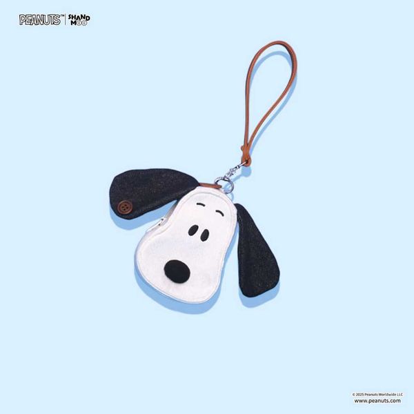 Peanuts 史努比 自在丹寧 系列｜山莫｜毛絨 收納包 斜挎包 卡通 可愛 包包 禮物 周邊｜嗨寶好選物