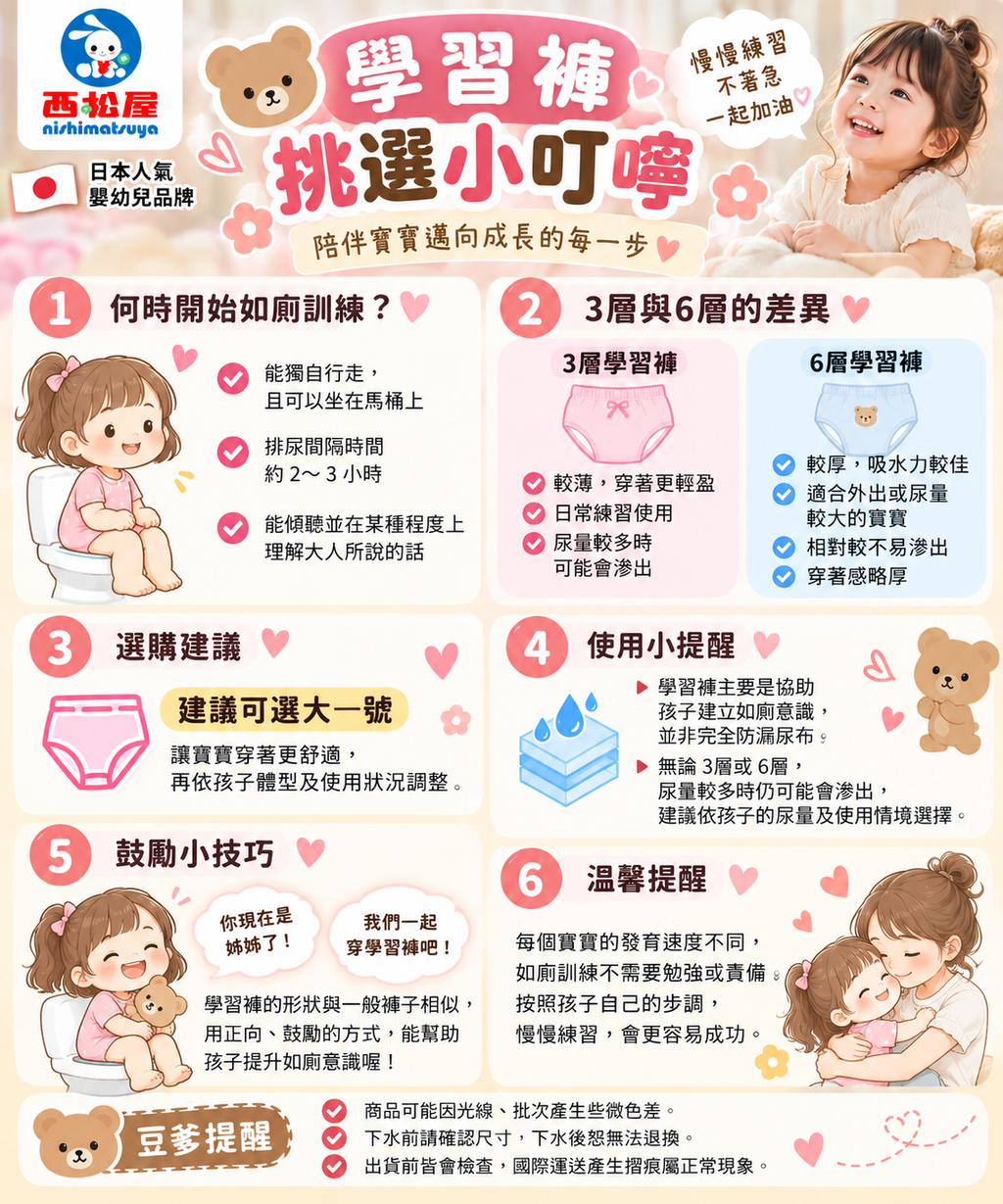 學習褲挑選小叮嚀