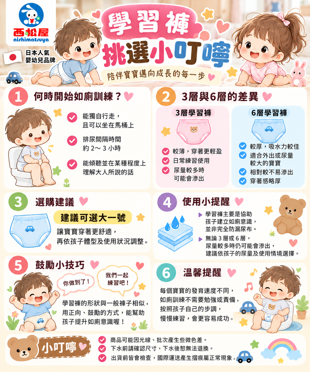 學習褲挑選小叮嚀