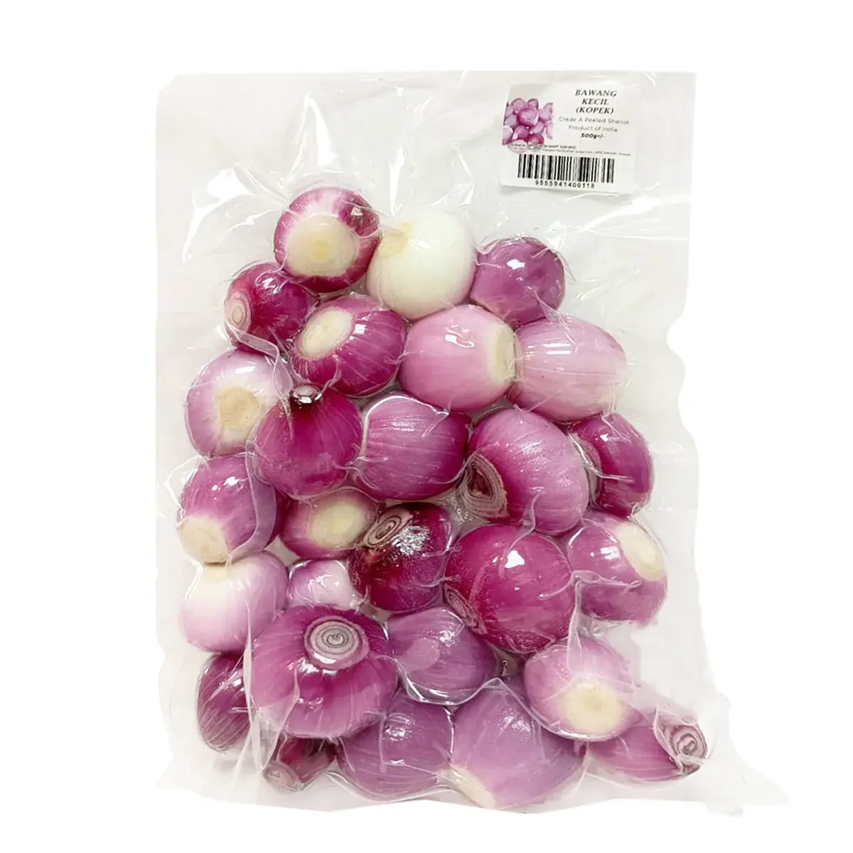 peeled shallots