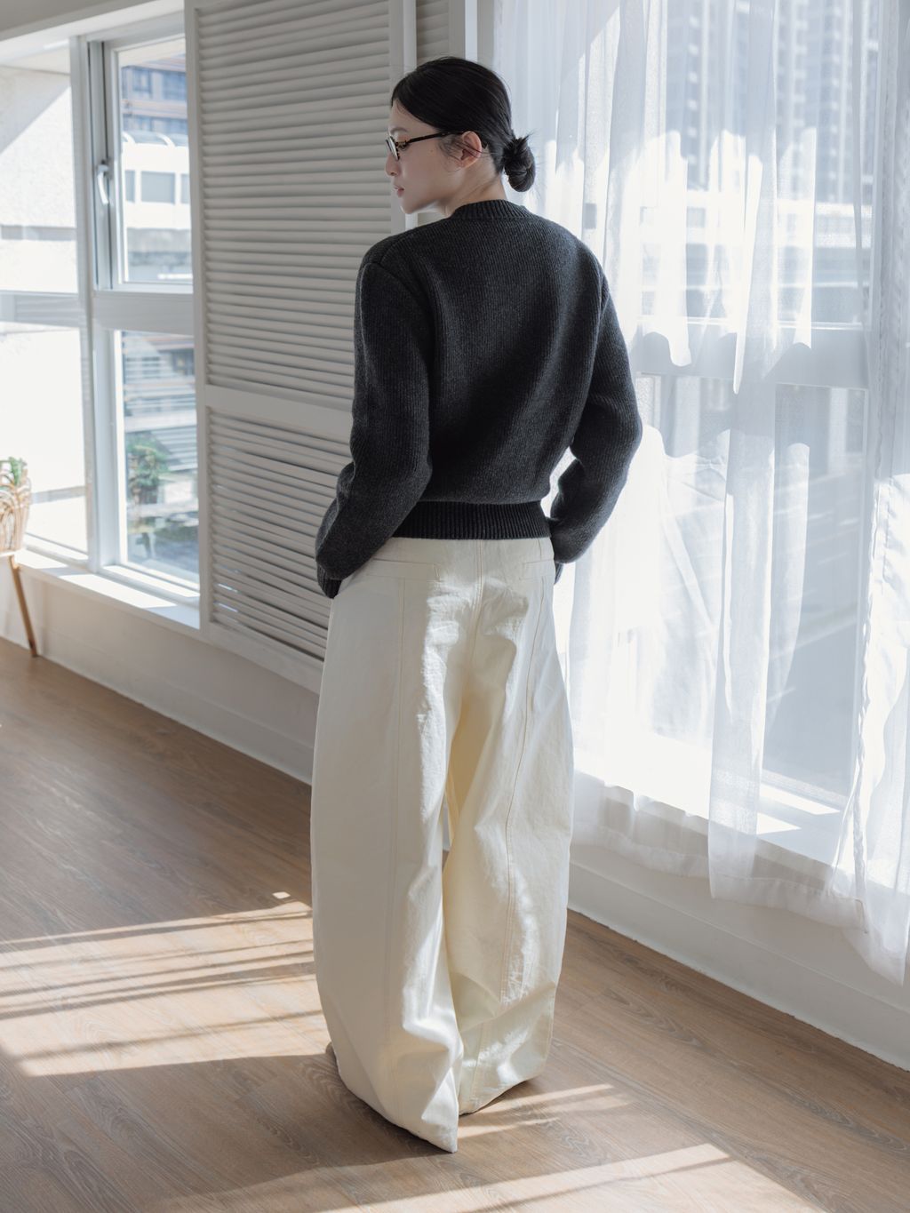 灰毛料上衣｜p6