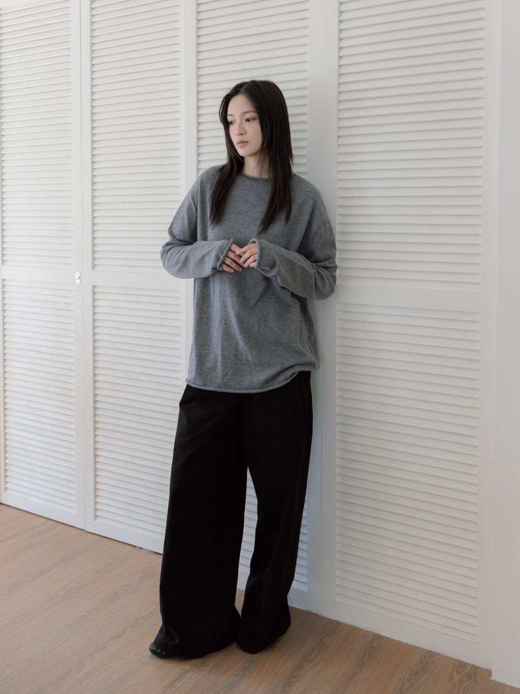 長袖_灰｜p1