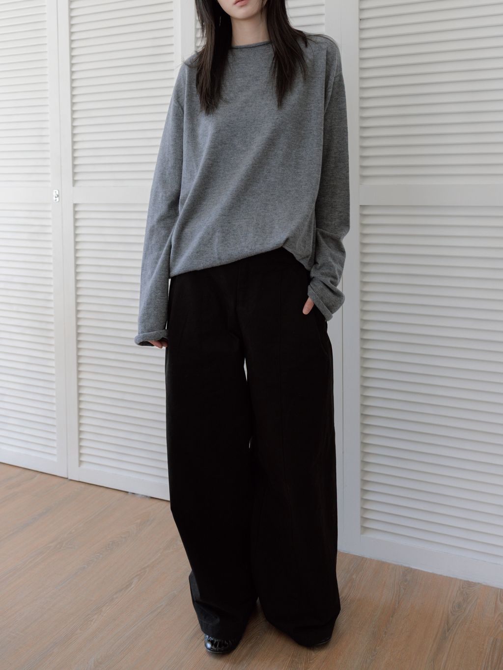 長袖_灰｜p6