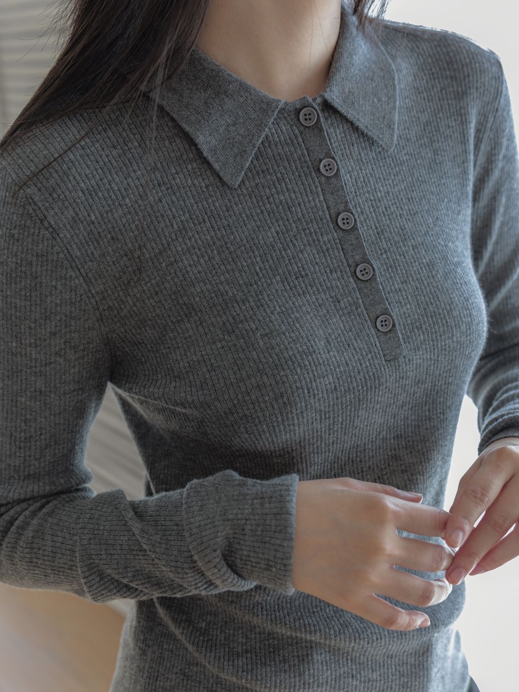 灰針織衫｜p5