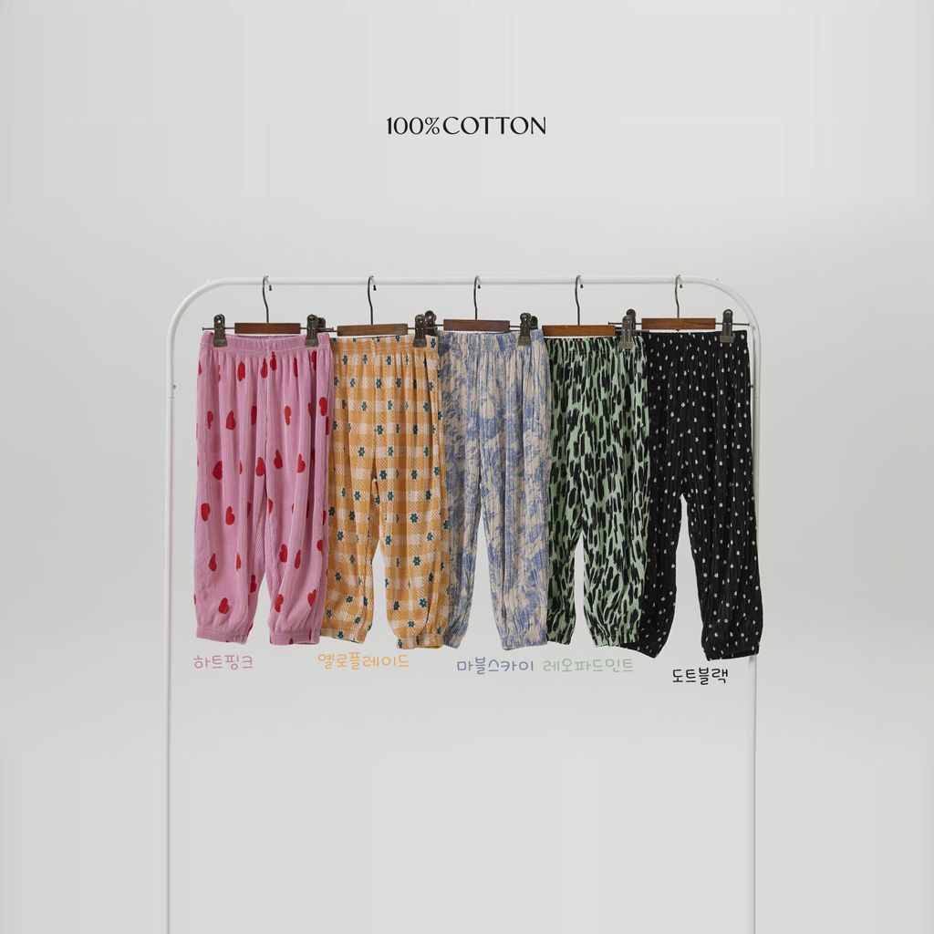 나염플리츠팬츠색상표시