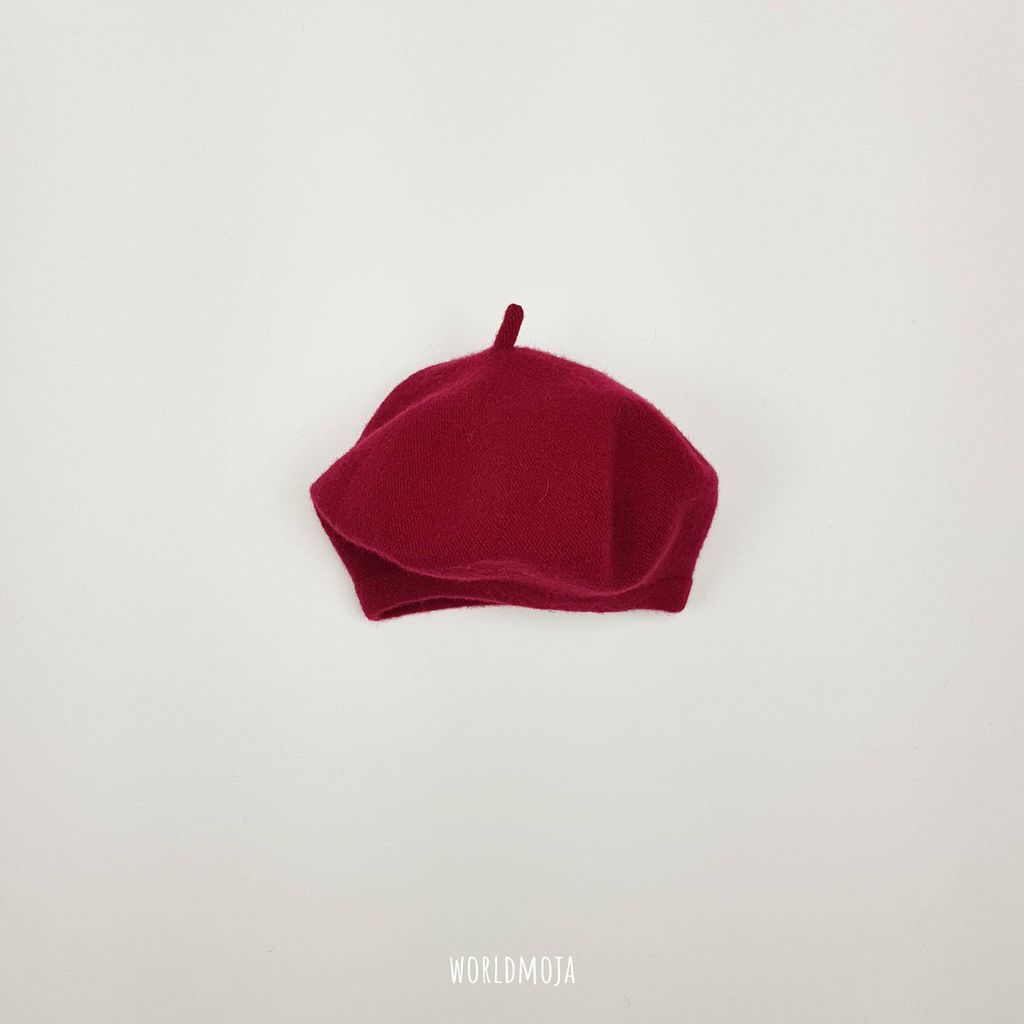 소프트 울 꼭지 베레모 34