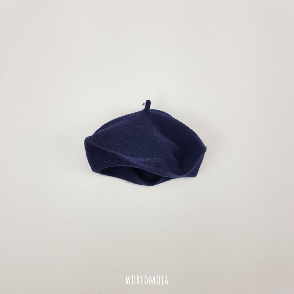 아동 울 꼭지 베레모 39