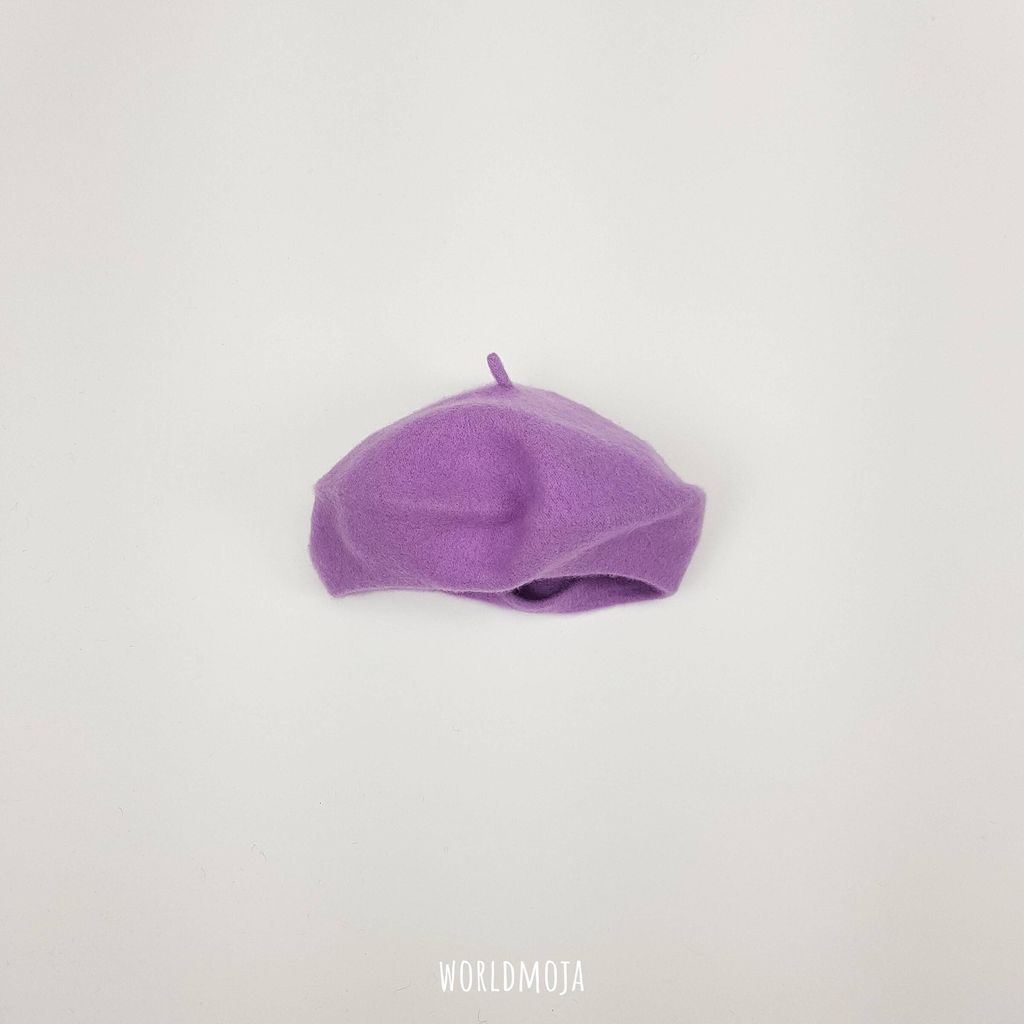 아동 울 꼭지 베레모 46