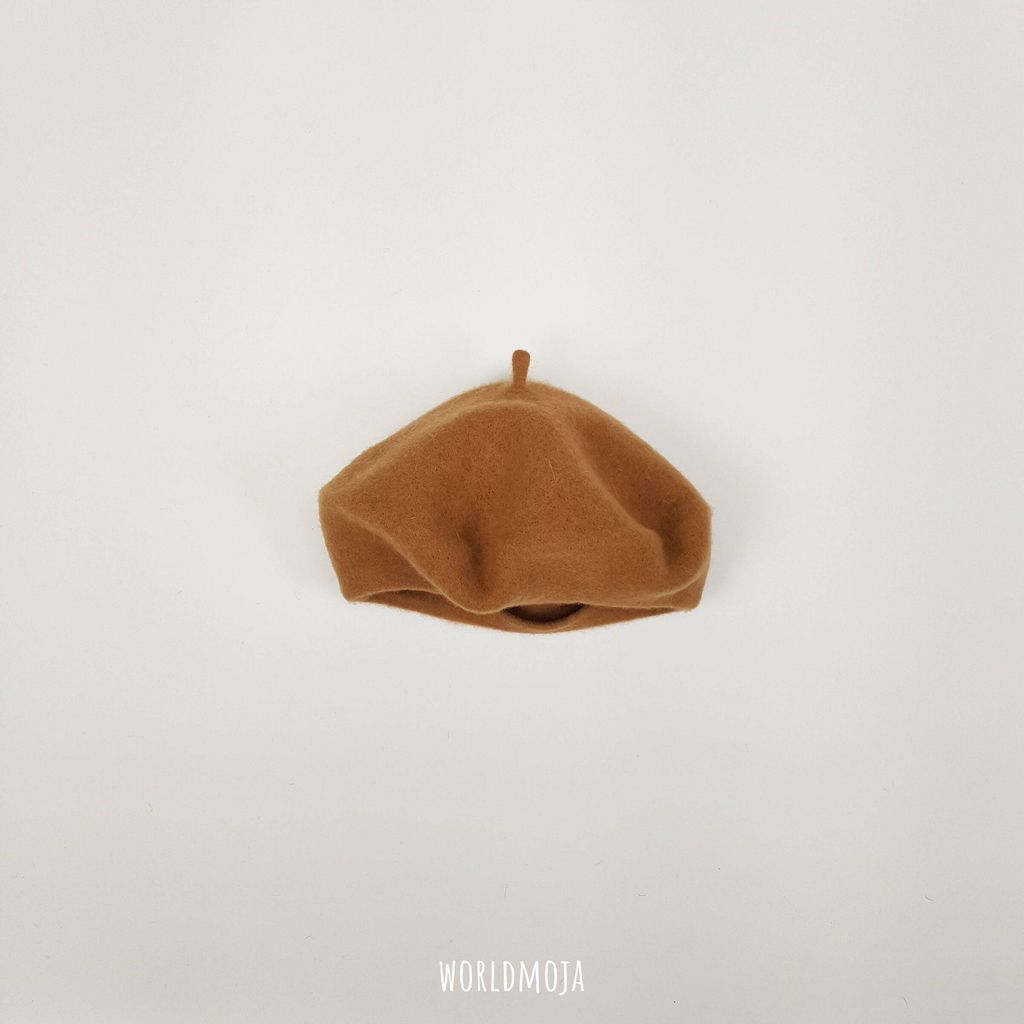 아동 울 꼭지 베레모 35