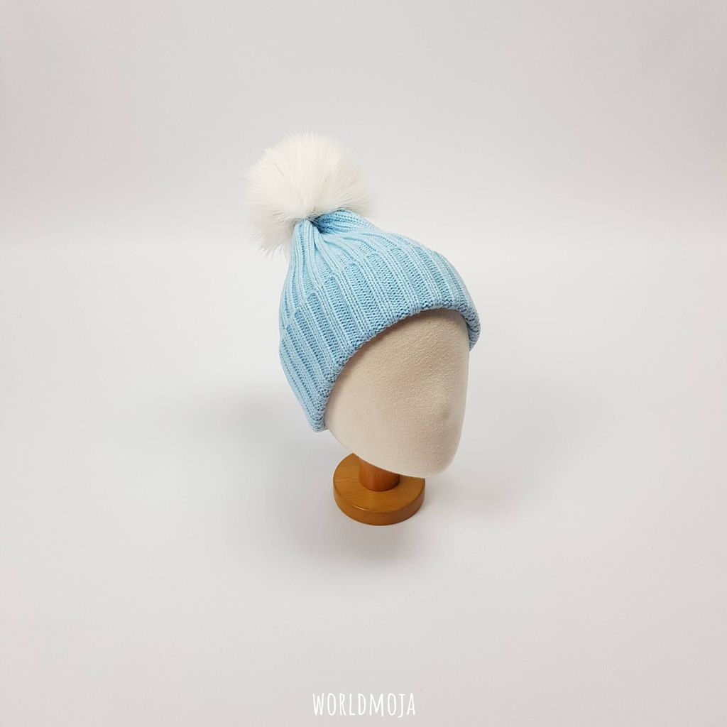 타조털 무지 비니 (아동) 54