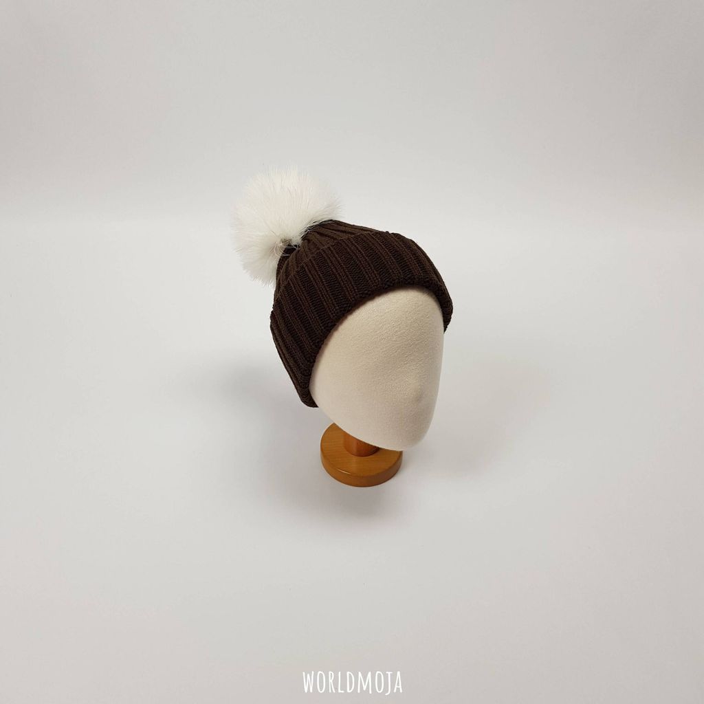 타조털 무지 비니 (아동) 41