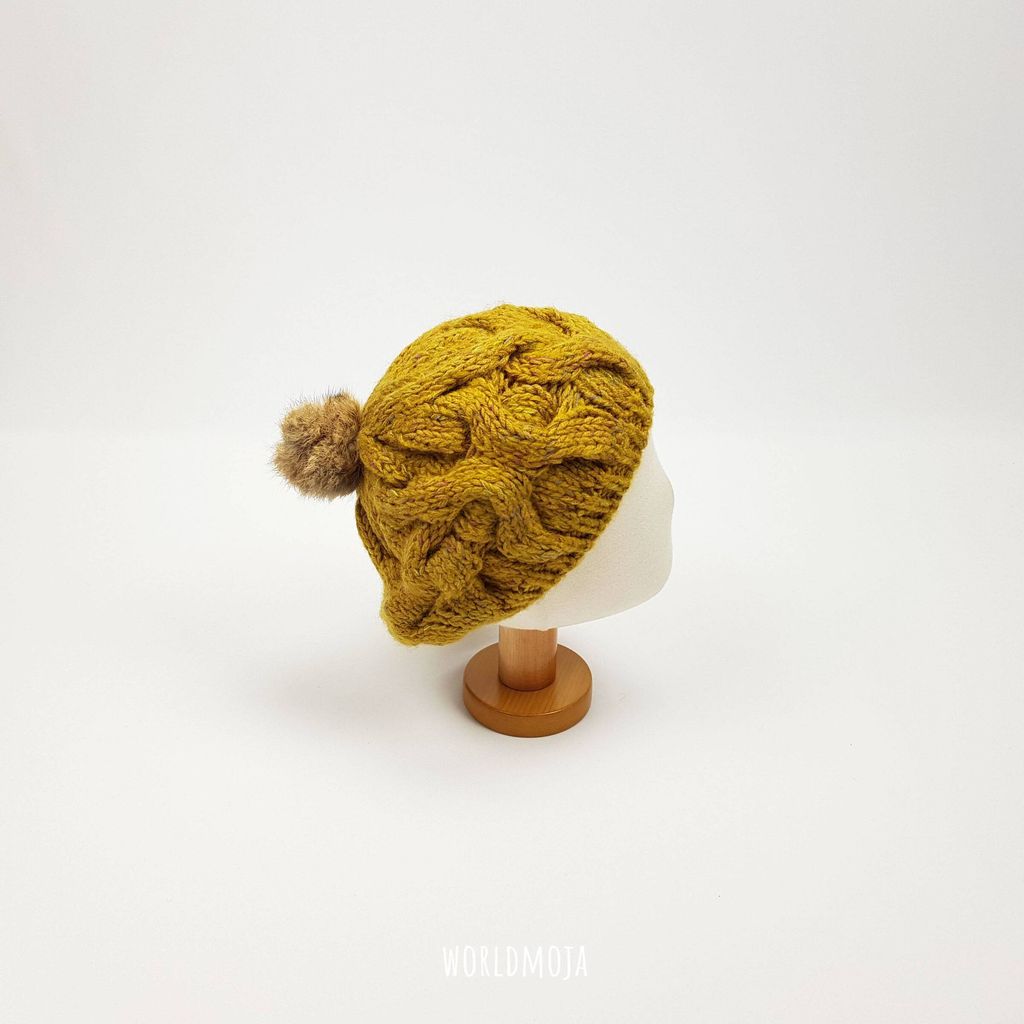 토끼 꽈배기 베레모 25