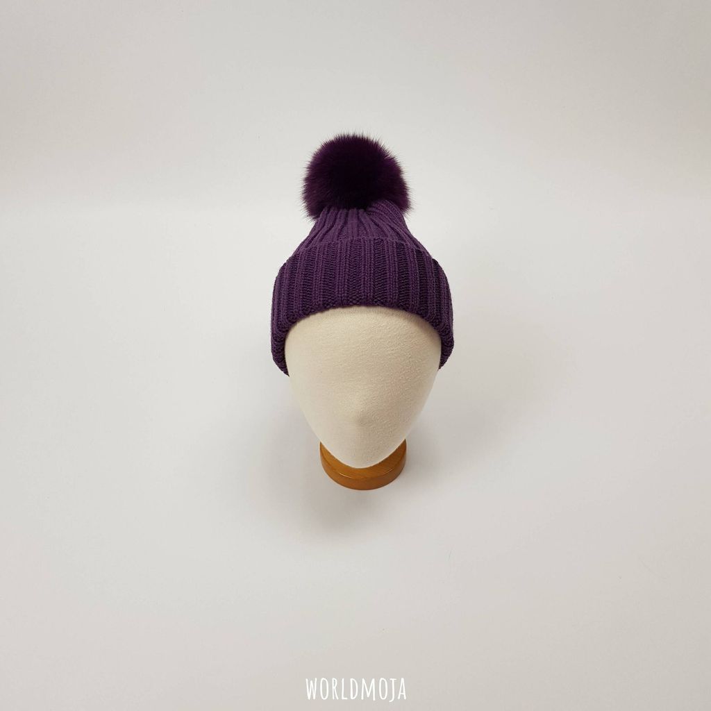 폭스 무지 비니 45