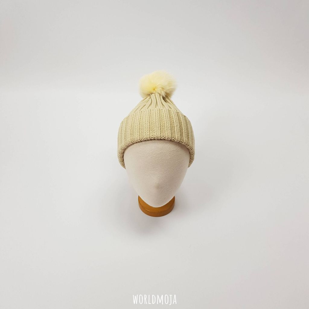 폭스 무지 비니 50