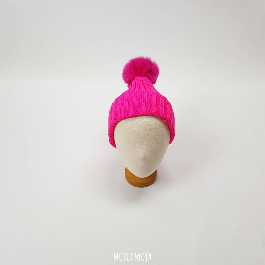 폭스 무지 비니 55