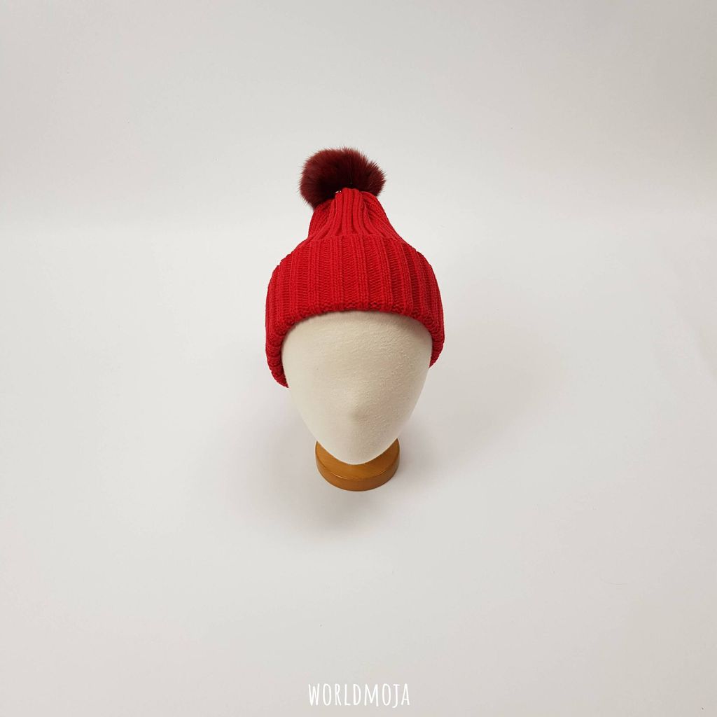 폭스 무지 비니 53