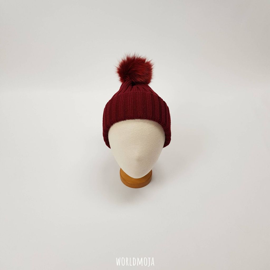 폭스 무지 비니 52